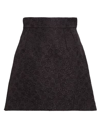 Dolce & Gabbana Woman Mini Skirt Black Size 8 Cotton, Silk