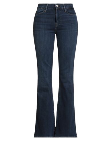 Frame Woman Jeans Blue Size 30 Cotton, Lyocell, Polyester, Elastane In Blue