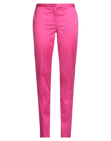 Jil Sander Woman Pants Fuchsia Size 8 Cotton, Elastane In Pink