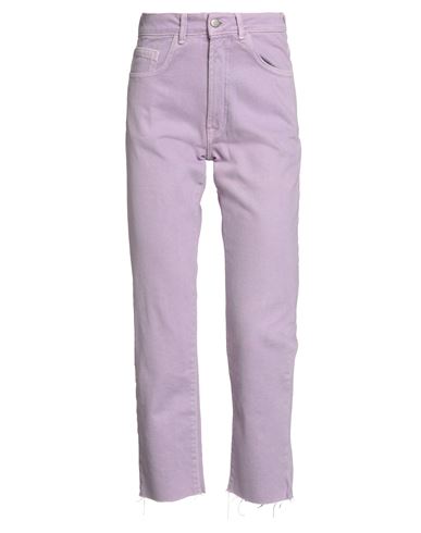 Hinnominate Woman Jeans Lilac Size Xs Cotton In Purple