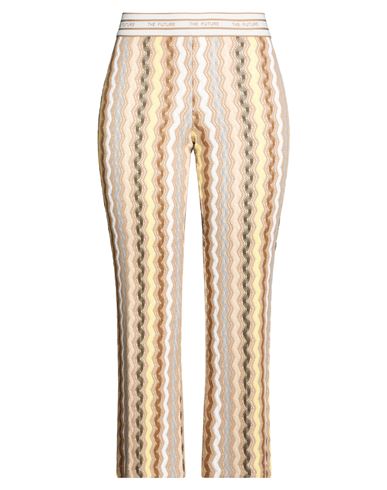 Cambio Woman Pants Brown Size 10 Modal, Polyester, Cotton, Elastane