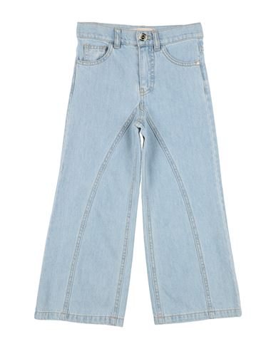Elisabetta Franchi Toddler Girl Jeans Blue Size 4 Cotton In Blue