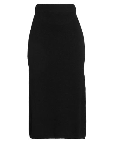 Beatrice B Beatrice .b Woman Midi Skirt Black Size S Acrylic, Polyamide, Wool, Elastane In Black