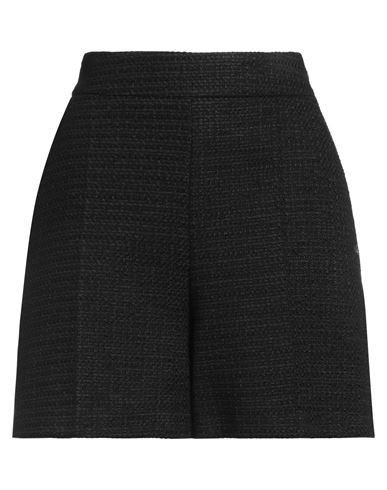 Hugo Boss Hugo Woman Shorts & Bermuda Shorts Black Size 6 Cotton, Polyester, Polyacrylic In Black