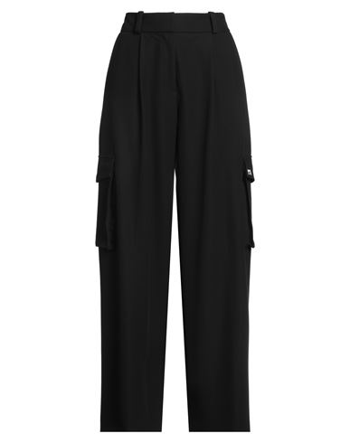 Hugo Boss Hugo Woman Pants Black Size 8 Polyester, Viscose, Elastane In Black