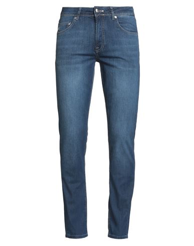 Hackett Man Jeans Blue Size 32 Cotton, Viscose, Polyester, Elastane In Blue