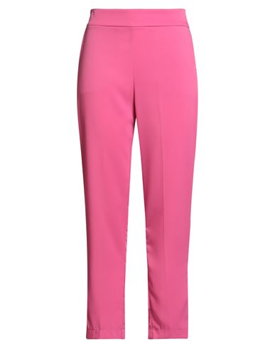 Kartika Woman Pants Fuchsia Size 12 Polyester, Elastane In Pink