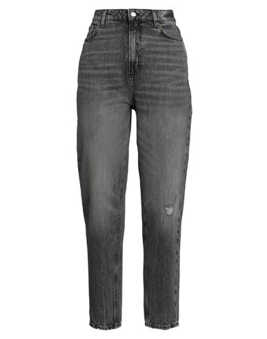Hugo Boss Boss Woman Jeans Charcoal Size 30w-30l Cotton, Elastane In Black
