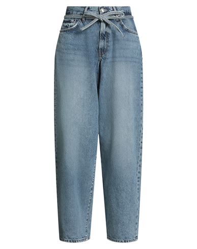 Only Blue Denim Woman Jeans Blue Size 25w-32l Cotton, Organic Cotton, Recycled Cotton