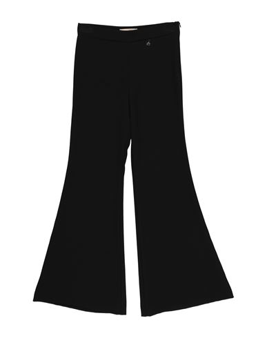 Elisabetta Franchi La Mia Bambina Toddler Girl Pants Black Size 4 Polyester In Black