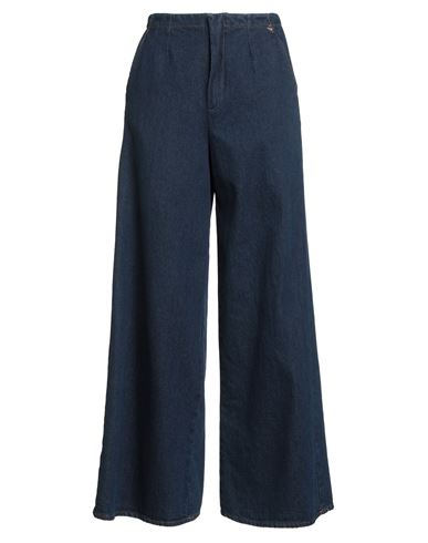 Souvenir Woman Jeans Blue Size S Cotton In Blue