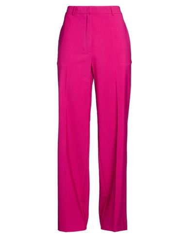 Jucca Woman Pants Fuchsia Size 4 Polyester, Virgin Wool, Elastane In Pink