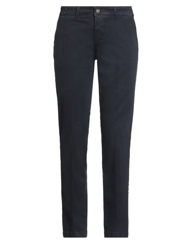 Alessandro Gilles Man Pants Navy Size 30 Cotton, Elastane In Animal Print