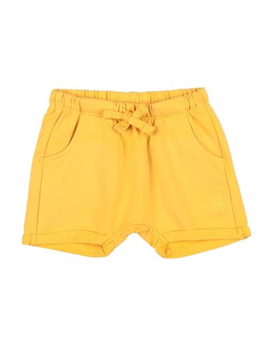 Ido Newborn Girl Shorts & Bermuda Shorts Marigold Size 3 Cotton, Elastane In Yellow