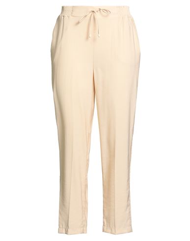 Nenette Woman Pants Beige Size 6 Rayon, Polyester In Brown