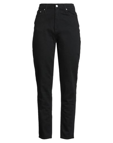 Calvin Klein Jeans Est.1978 Calvin Klein Jeans Woman Jeans Black Size 28w-30l Cotton, Recycled Cotton, Elastane In Black