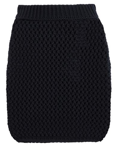 Dolce & Gabbana Woman Mini Skirt Black Size 12 Virgin Wool In Black