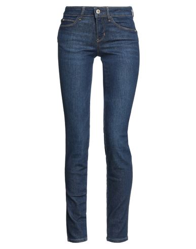 Guess Woman Jeans Blue Size 25w-32l Cotton, Elastomultiester, Elastane