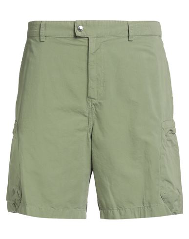 Ps By Paul Smith Ps Paul Smith Man Shorts & Bermuda Shorts Sage Green Size 33 Cotton, Lyocell In Green