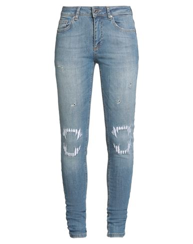 Zoe Karssen Woman Jeans Blue Size 27 Cotton, Polyester, Elastane In Blue