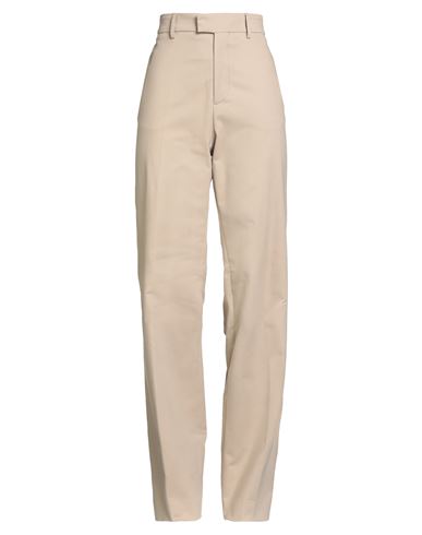 Berwich Woman Pants Sand Size 6 Cotton, Elastane In Neutral