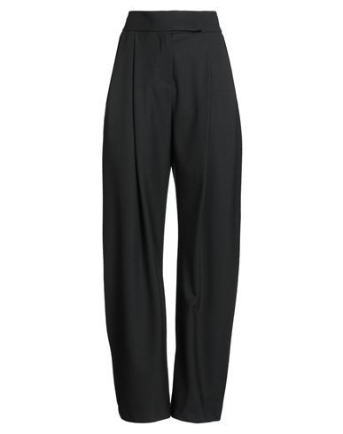 Pinko Woman Pants Black Size 10 Polyester, Wool, Lyocell In Black