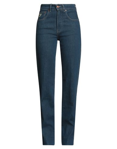 Lois Woman Jeans Blue Size 26 Cotton, Recycled Cotton, Recycled Polyester, Elastane In Blue