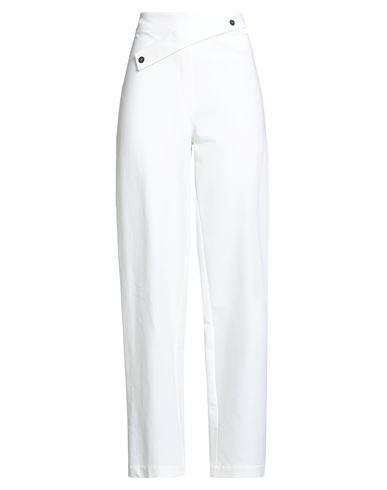Sarah Pacini Woman Pants Ivory Size 2 Modal, Polyamide, Elastane In White