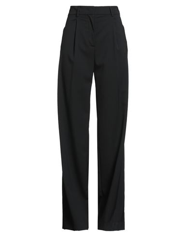 The Andamane Woman Pants Black Size 2 Polyester, Virgin Wool, Elastane In Black