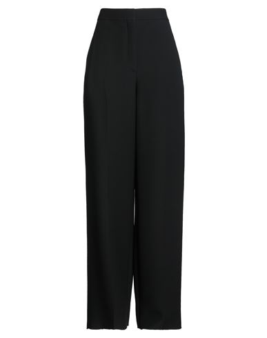 Dior Woman Pants Black Size 8 Wool, Silk In Black