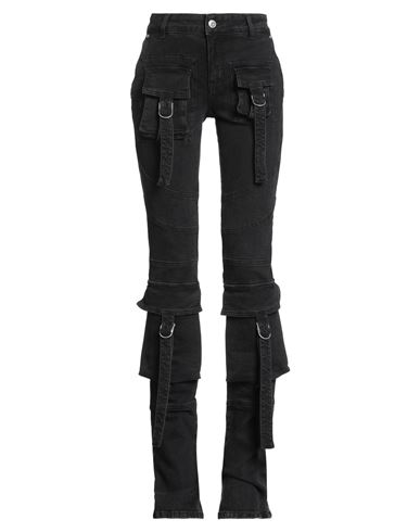 Blumarine Woman Jeans Black Size 6 Cotton, Elastane, Polyester