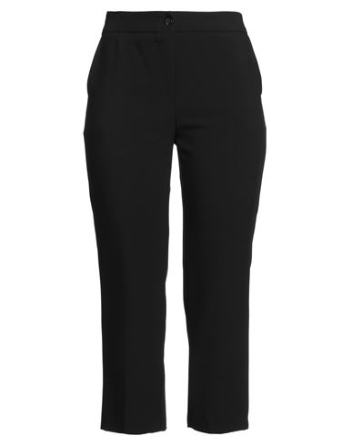 Corte Dei Gonzaga Woman Pants Black Size 12 Polyester, Viscose, Elastane In Black