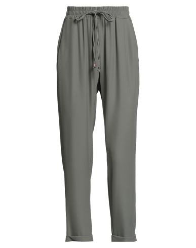 Siste's Woman Pants Military Green Size Xs Polyester, Elastane In Green