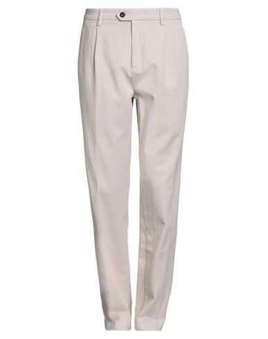 Eleventy Man Pants Ivory Size 33 Cotton, Elastane In White
