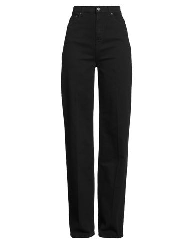 Vicolo Denim Couture Woman Pants Black Size Xs Cotton, Elastane In Black
