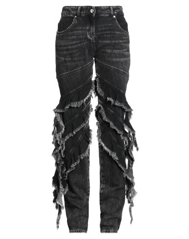 Blumarine Woman Jeans Black Size 6 Cotton