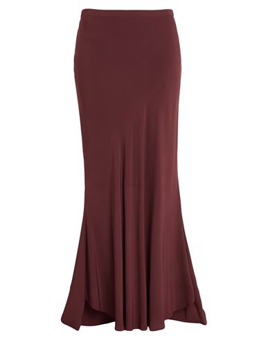 Philosophy Di Lorenzo Serafini Woman Maxi Skirt Burgundy Size 8 Viscose, Elastane In Red