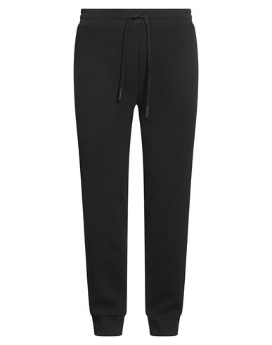 Theory Man Pants Black Size L Cotton, Polyester In Black