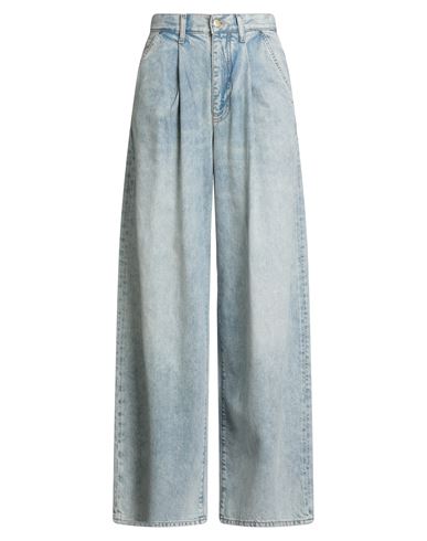 Armani Exchange Woman Jeans Blue Size 27w-32l Cotton In Blue