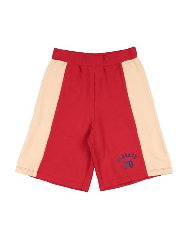 Versace Young Toddler Boy Shorts & Bermuda Shorts Red Size 6 Cotton, Elastane In Red