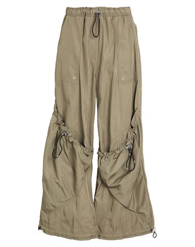 Attico The  Woman Pants Military Green Size 8 Polyester In Brown