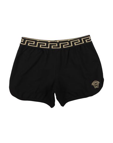 Versace Young Toddler Girl Shorts & Bermuda Shorts Black Size 6 Cotton, Elastane, Polyester, Polyami In Black