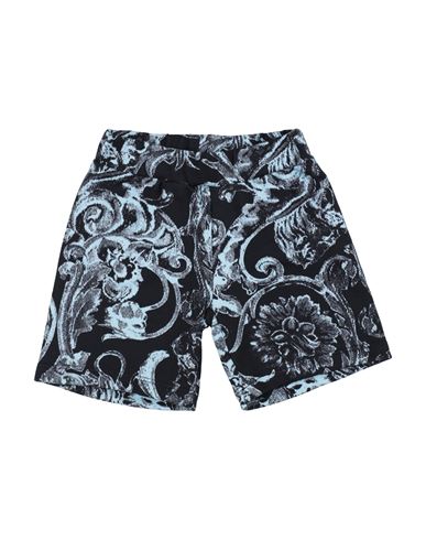 Versace Young Toddler Boy Shorts & Bermuda Shorts Midnight Blue Size 3 Cotton In Black