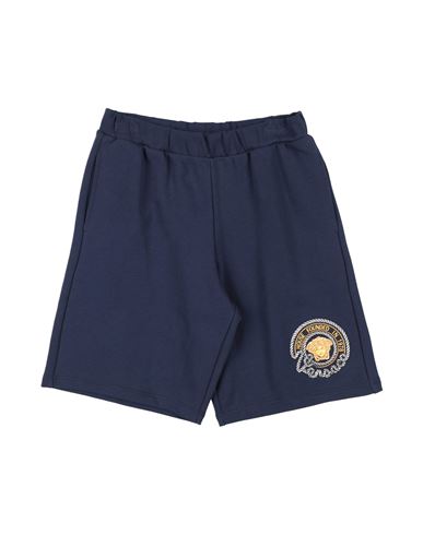 Versace Young Toddler Boy Shorts & Bermuda Shorts Navy Size 6 Cotton In Blue