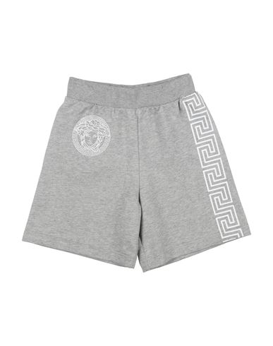 Versace Young Toddler Boy Shorts & Bermuda Shorts Grey Size 6 Cotton, Elastane In Gray