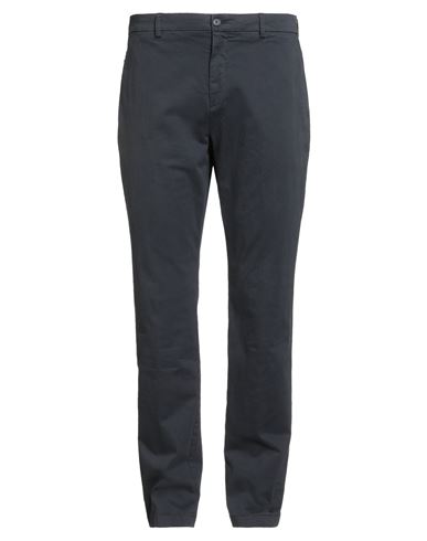 Cruna Man Pants Navy Size 40 Cotton, Elastane In Animal Print