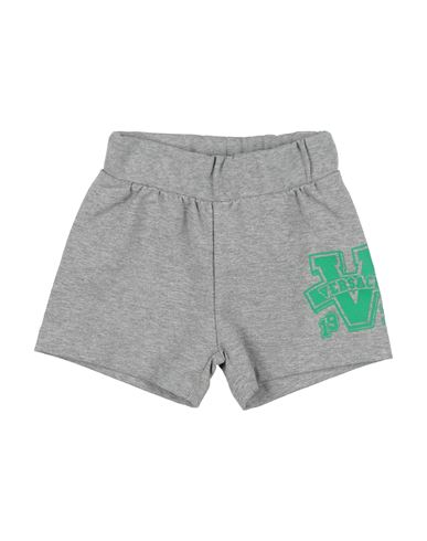 Versace Young Newborn Boy Shorts & Bermuda Shorts Grey Size 3 Cotton, Elastane In Gray
