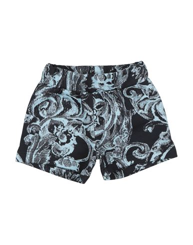 Versace Young Newborn Boy Shorts & Bermuda Shorts Midnight Blue Size 3 Cotton In Blue