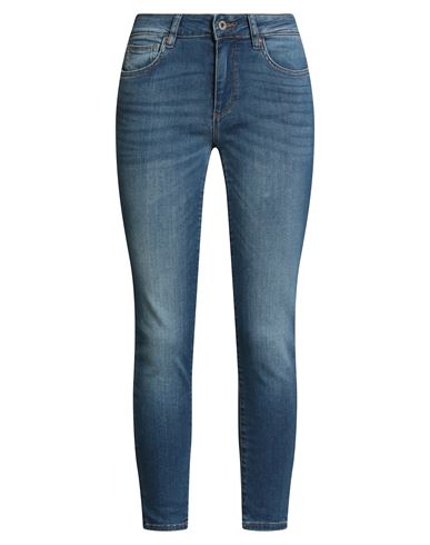 Fracomina Woman Jeans Blue Size 32 Cotton, Elastomultiester, Elastane In Blue
