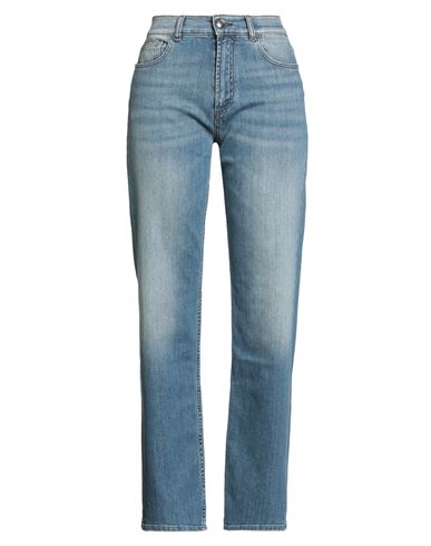 Moorer Woman Jeans Blue Size 30 Cotton, Elastane In Blue